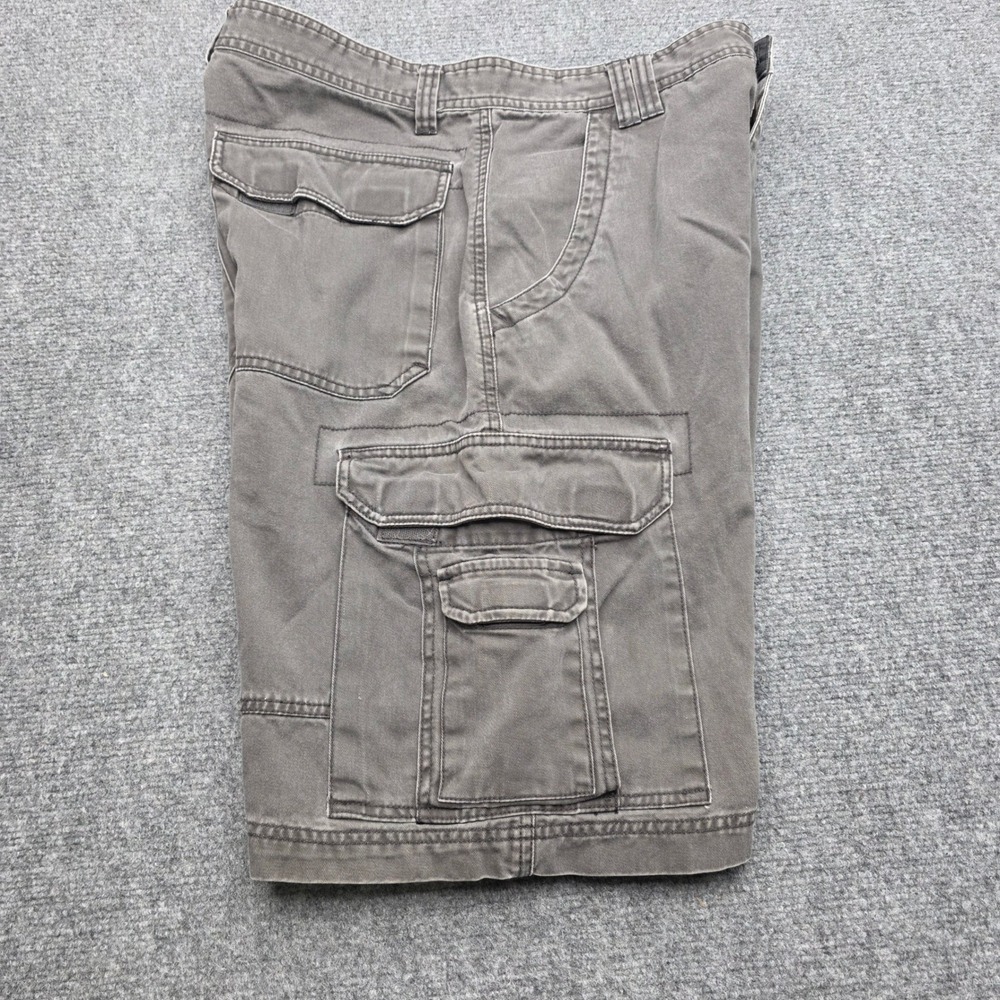 UNIONBAY Men's Cargo Shorts‎ Size 33 Gray Cotton Multi Pocket Casual Rugged Gorp - Picture 8 of 9